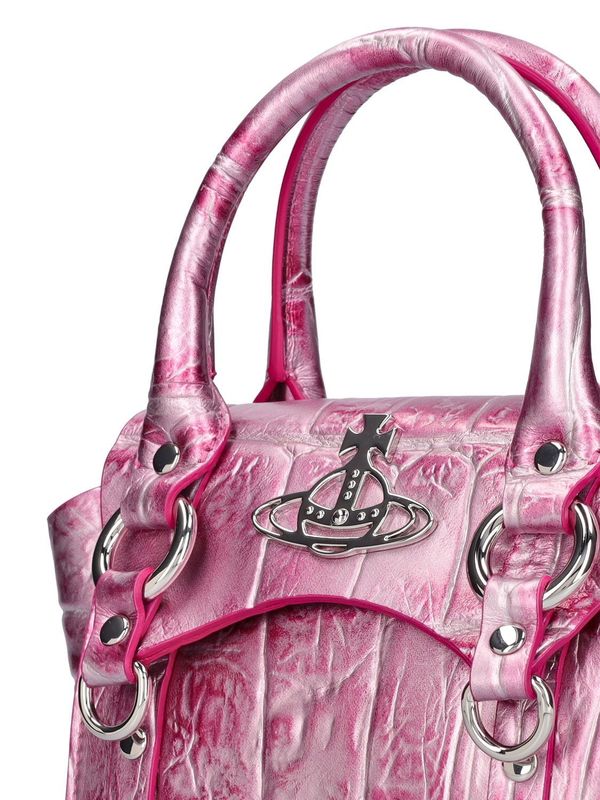 Vivienne Westwood Mini Betty Top Handle Bag - Pink | Garmentory