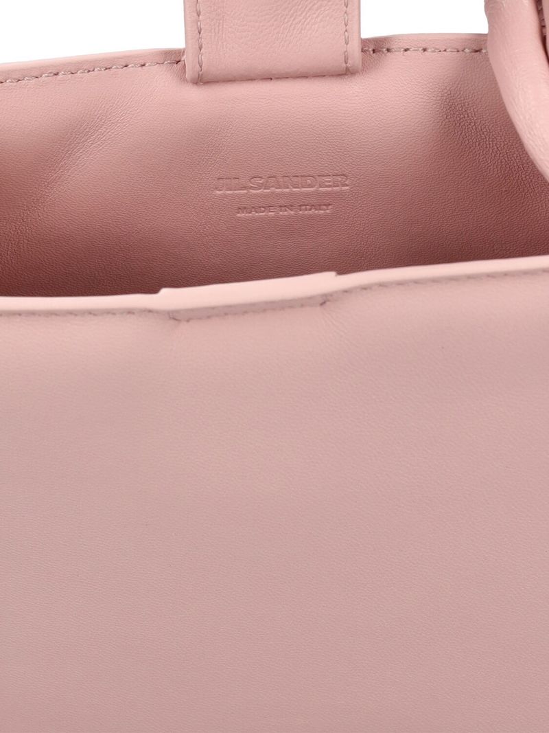 Jil Sander Small Tangle Padded Shoulder Bag - Sepia Rose Jil Sander Small Tangle Padded Shoulder Bag - Sepia Rose