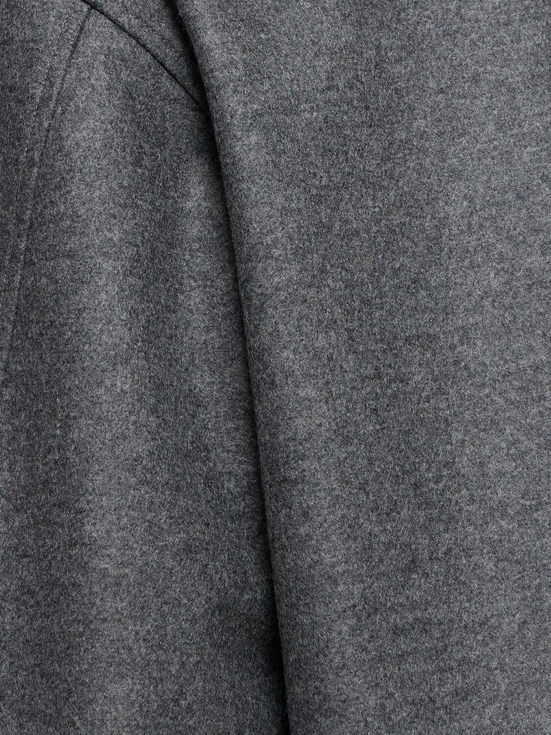 Jil Sander Melton Wool Zipped Sweatshirt - Grey | Garmentory Jil Sander Melton Wool Zipped Sweatshirt - Grey | Garmentory