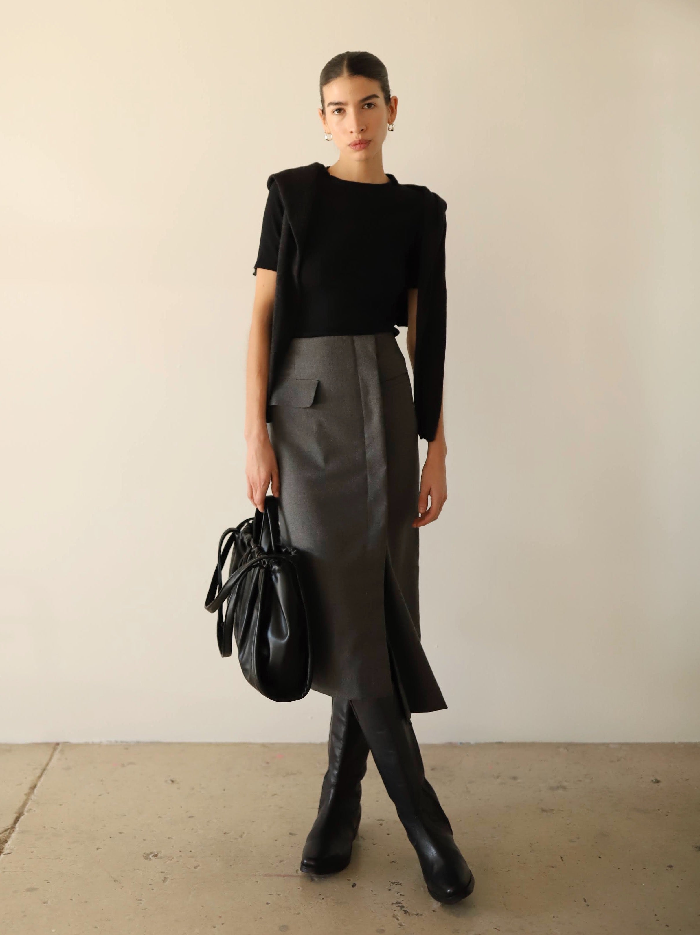 Tribe Skirt, Charcoal Midnight - Organic Zoo Skirts | Maisonette