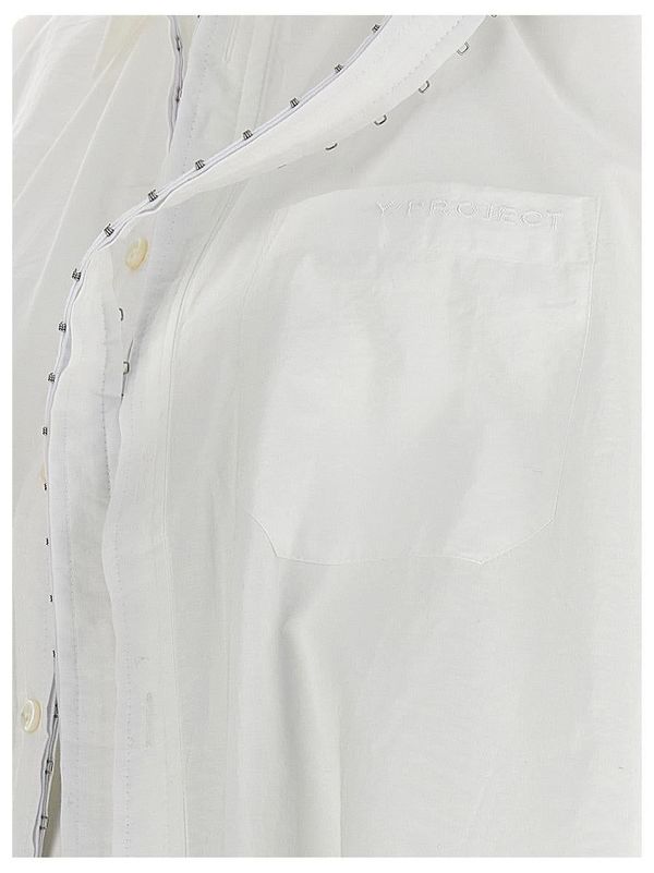 Y/project Hook And Eye shirt - White | Garmentory
