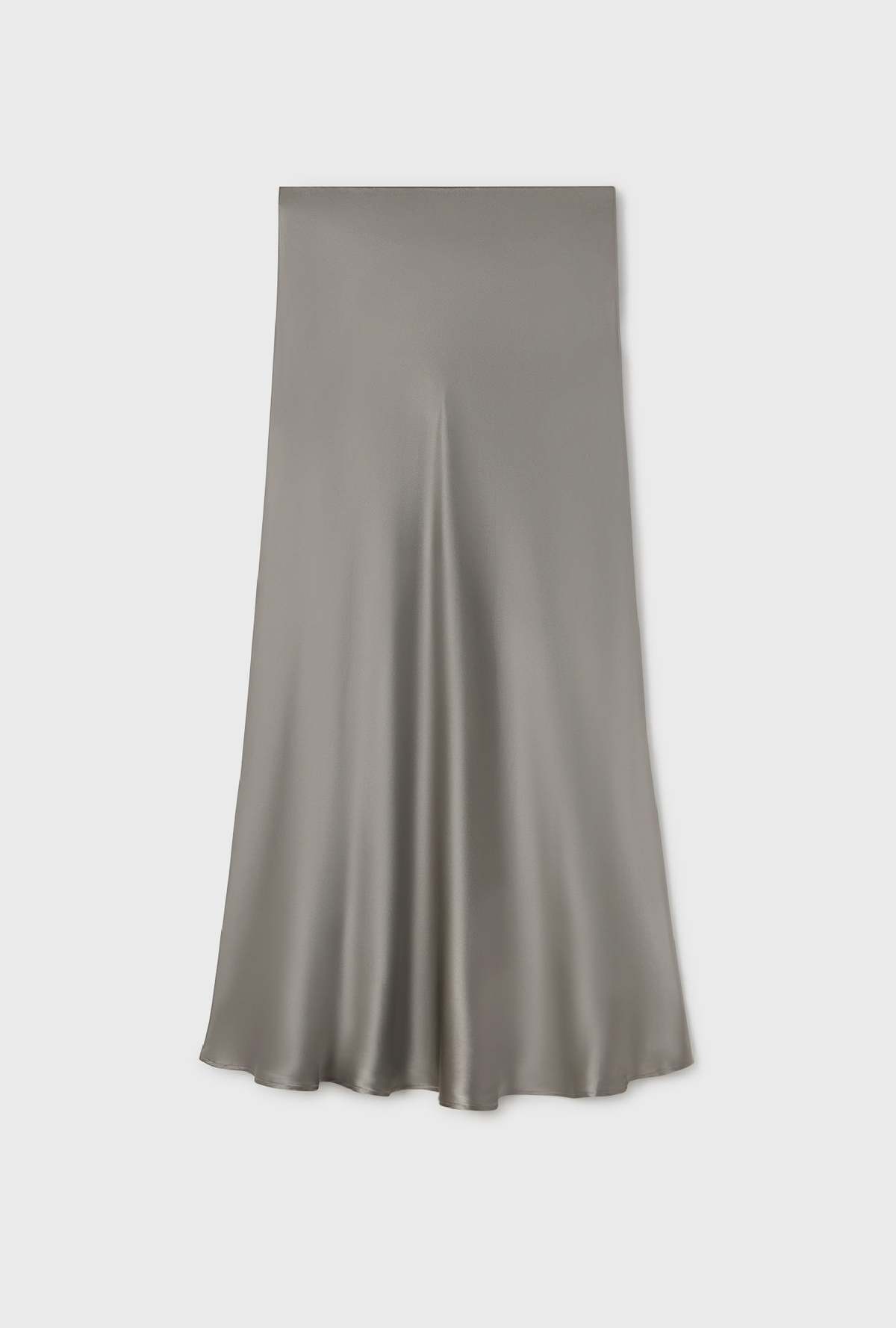 Silk Laundry LONG BIAS CUT SKIRT - MOON - Image 5 of 5