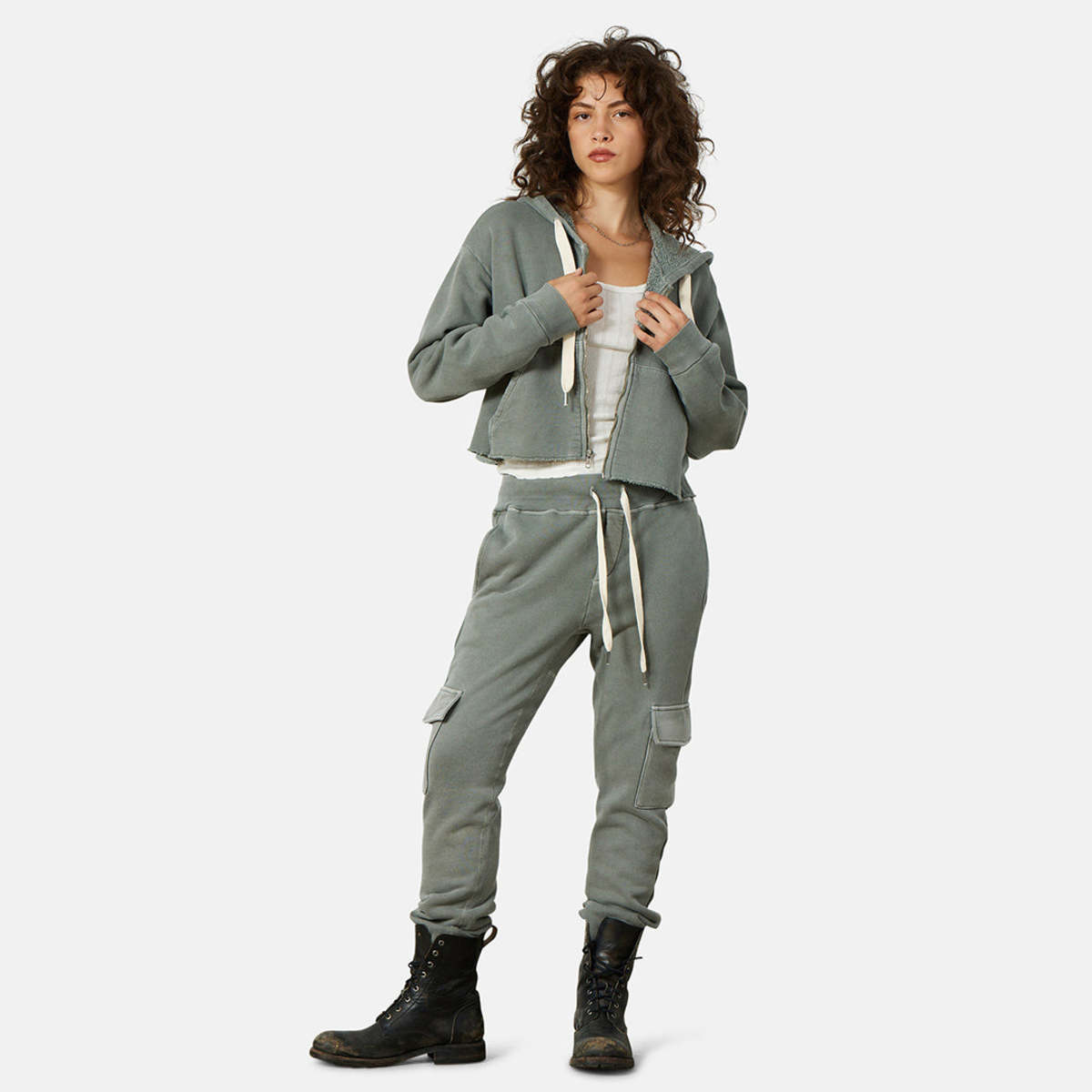 NSF Harris Cargo Sweatpants - Pigment Earthy - Image 4 of 4