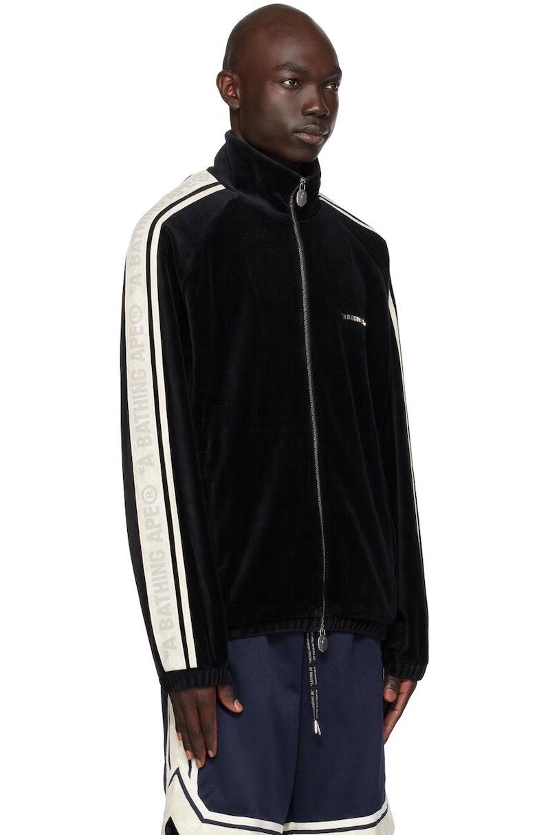 BAPE Black Metal Logo Track Jacket | Garmentory 