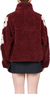 Sandy Liang Grass Fleece Jacket - Brunello - Thumbnail 4