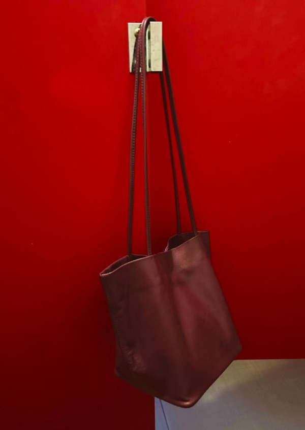 Relaxed Basket Bag | Burgundy | Garmentory
