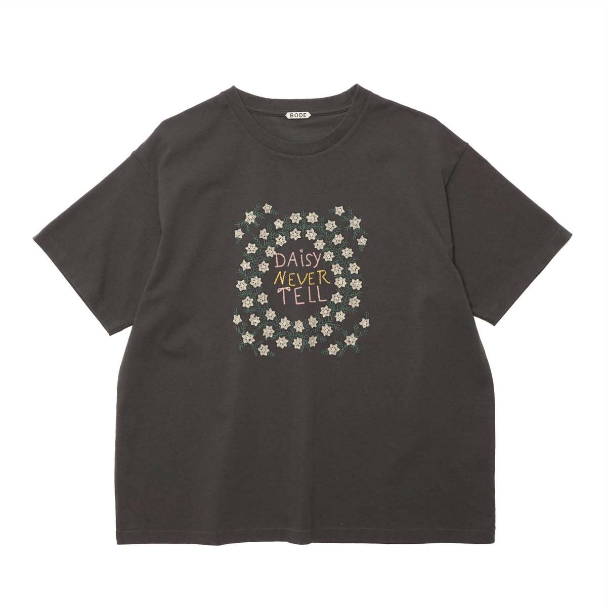 【Bode】 Daisy Never Tellコットン Henleyシャツ Bode Daisy Never Tell cotton Henley shirt Bode