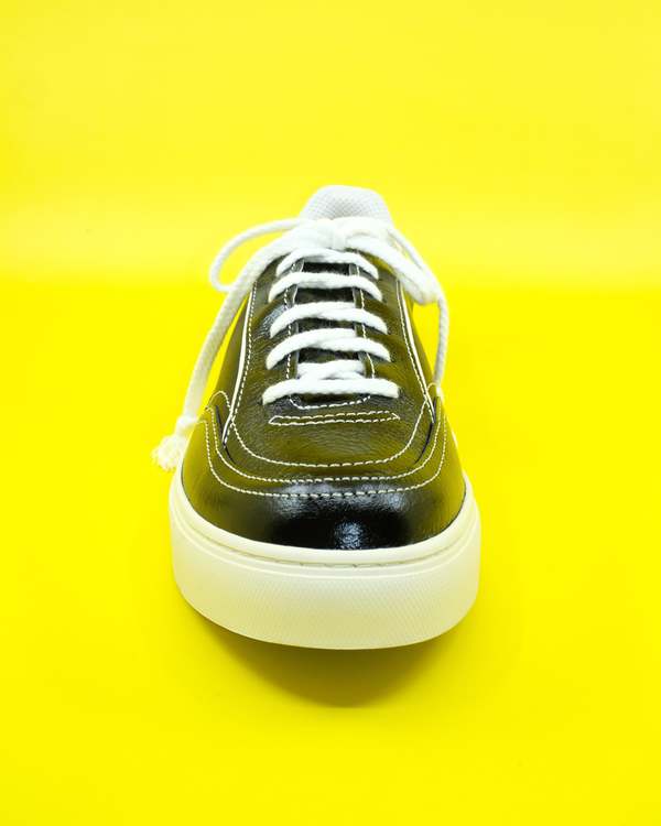 Our Legacy Leather Skimmer Shoe - Black | Garmentory