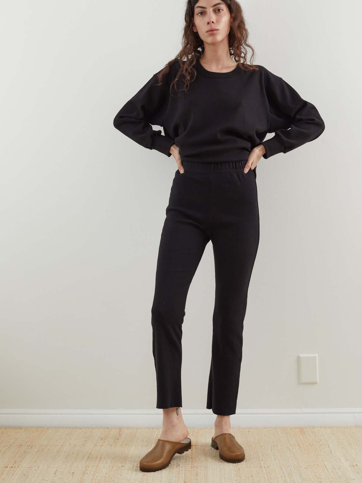 Easy and Simple Legging Set (Black)