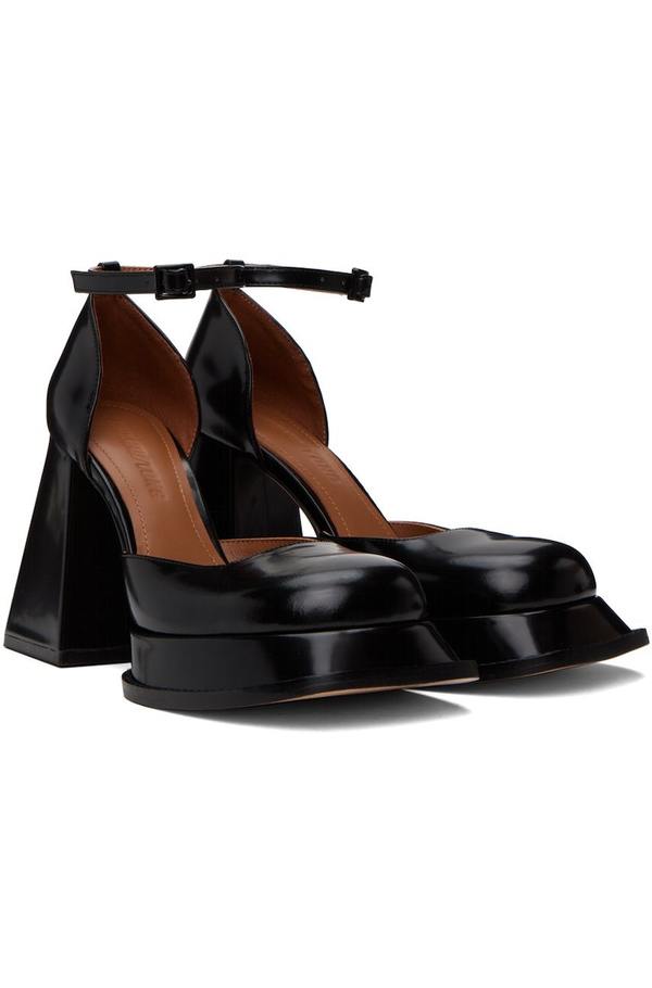 shushu/tong ヒール Shushu/Tong Square Toe Heels - Black | Garmentory