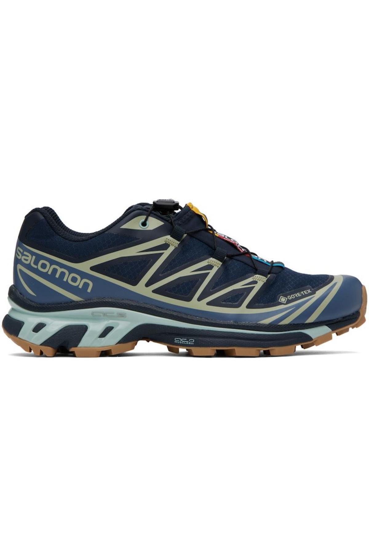 【美品】SALOMON XT-6 GORE-TEX Navy Tec Salomon Navy XT-6 Gore-Tex Sneakers | Garmentory