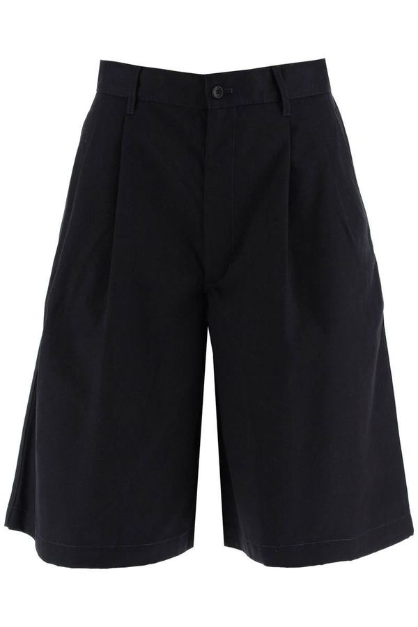Comme des Garçons shirt oversized shorts - NAVY | Garmentory