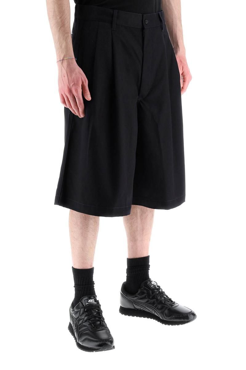 ★MAINBOOTH★(W)University Oversized Shorts(NAVY)★正規品 Fucking Awesome Baggy Pleated Denim Shorts in Black | SVD USA