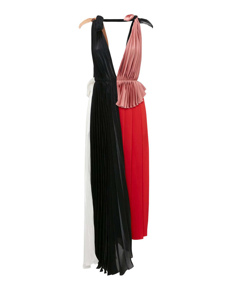 navy blue dress for baby girl Boutique VICTORIA BECKHAM White satin deep open back with thin straps  wedding gown Retail price €950 Size S main image 1