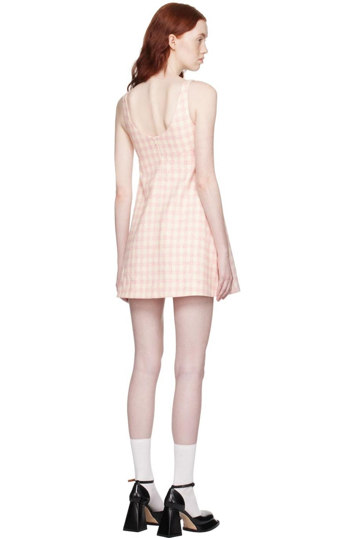 Shushu/Tong Pink Bow Minidress | Garmentory