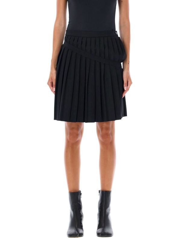 ミニスカート MM6 MAISON MARGIELA Women Mini Skirts S52MA0195S53057 900 Bl MM6-MAISON-MARGIELA-Mini-