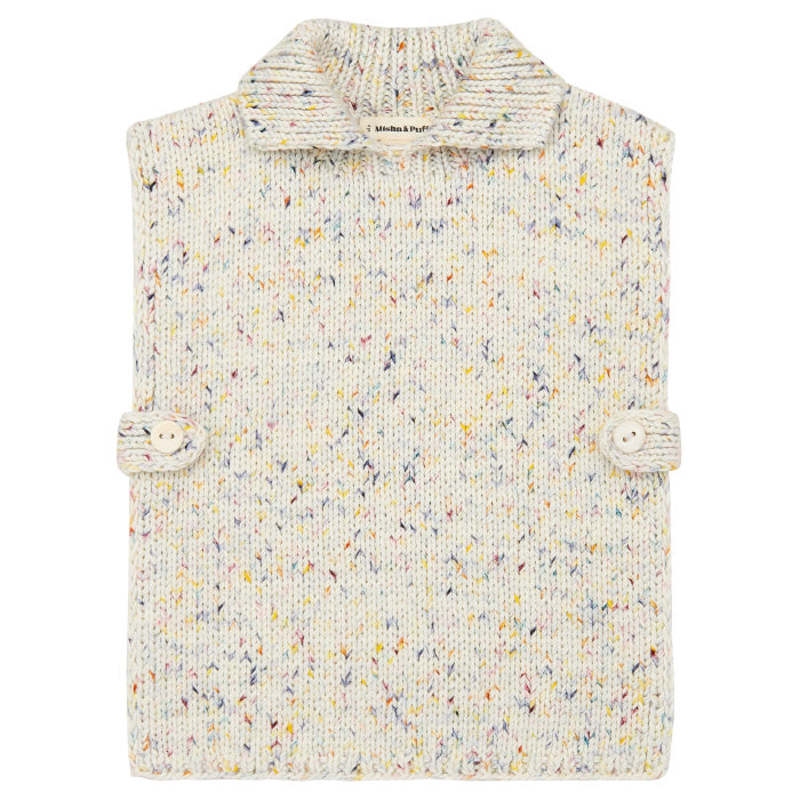 Kids Misha & Puff Popover Vest - Confetti Cake Cream | Garmentory