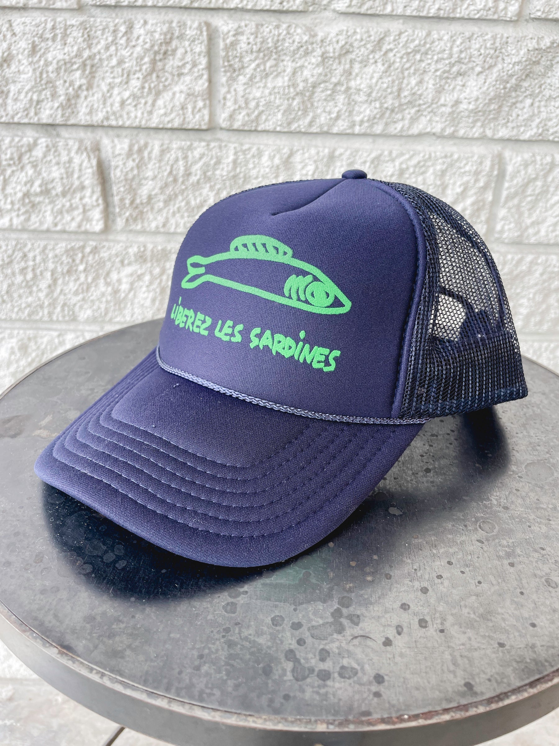 Clare V Discothèque Olive Mesh Trucker Cap DSC07587_5000x.jpg?v=1660075748 main image 2
