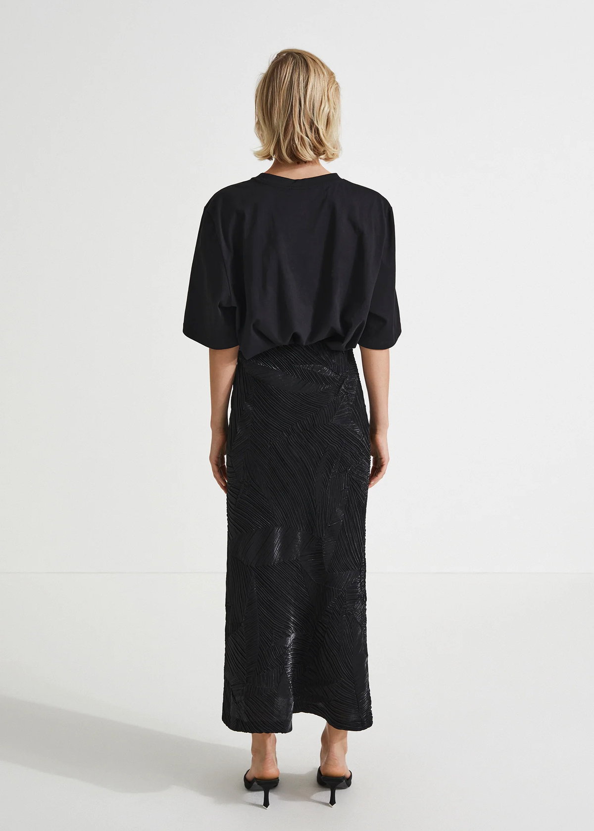 Stylein Inga Plisse Maxi Skirt - Image 4 of 5