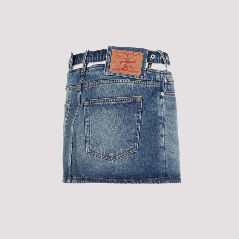 Y/Project EVERGREEN Y BELT JEANS