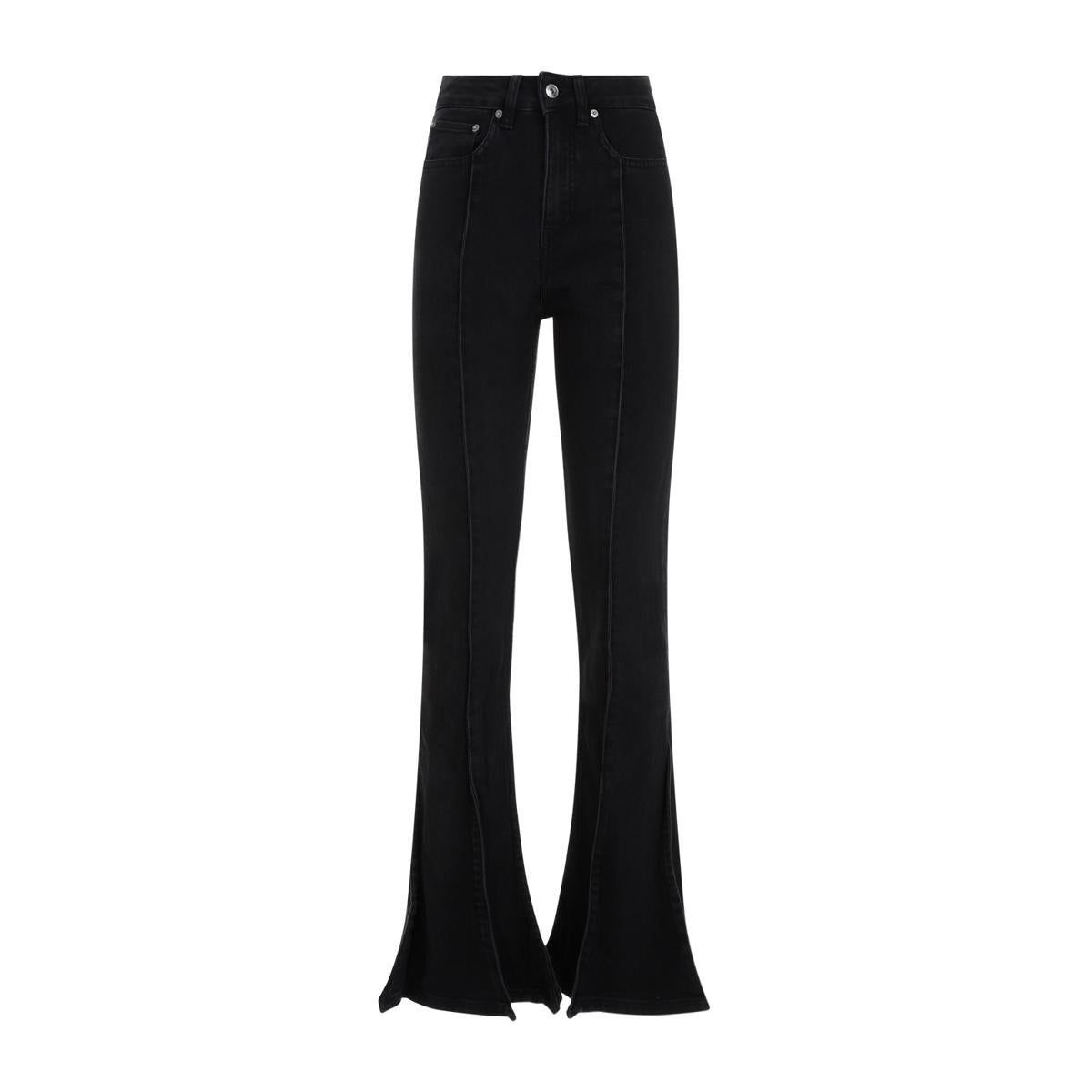 Y/project EVERGREEN TRUMPET SLIM JEANS - Black | Garmentory