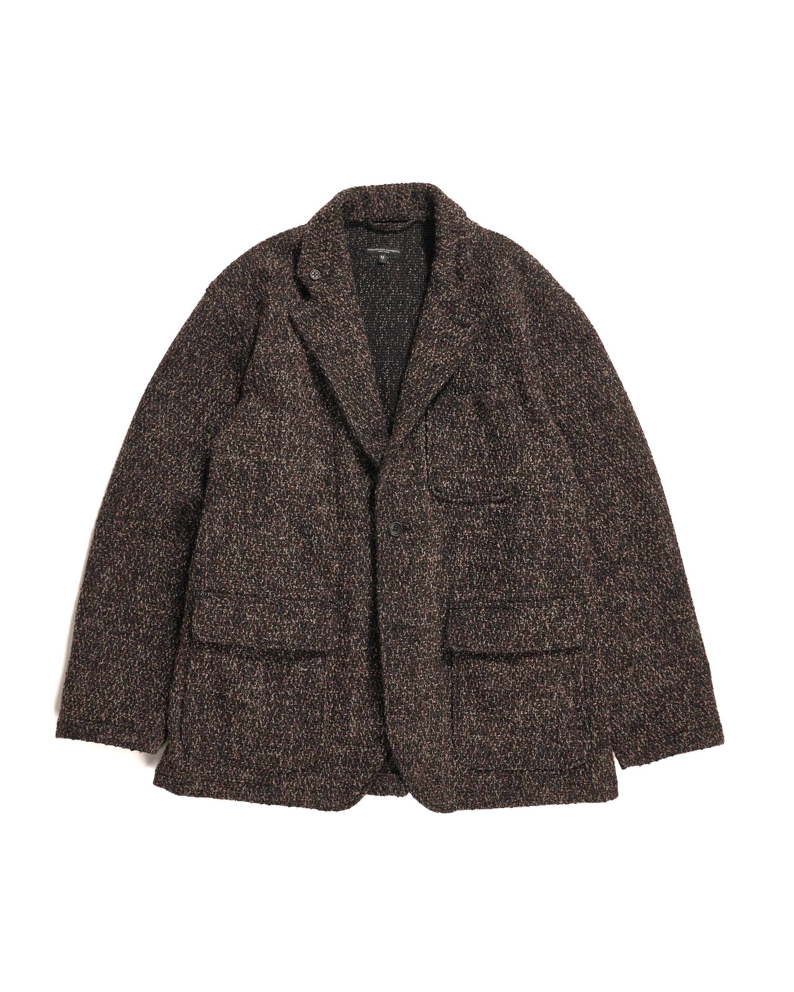 Engineered Garments Polyester Wool Tweed Boucle Loiter Jacket