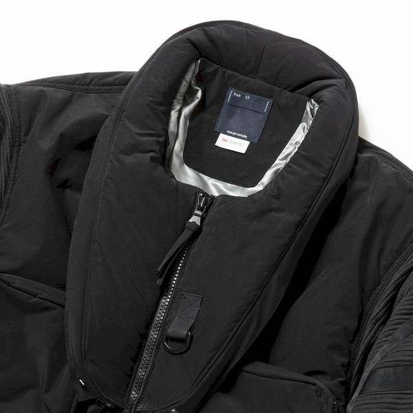 Meanswhile BEAUFORT FLIGHT PADDING JACKET - LAMP BLACK | Garmentory