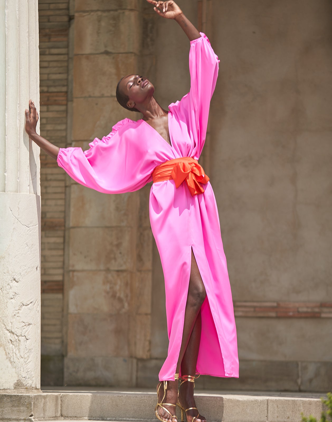 cynthia rowley pink dress Cynthia Rowley Eloise Drop Waist Dress