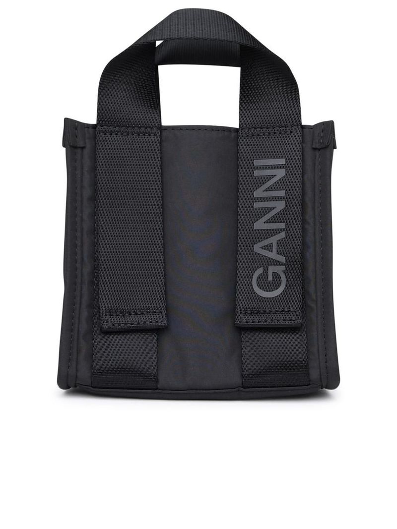 ハンドバッグ Ganni Black Polyester Handbag Black Black XXL Hobo Bag | GANNI US