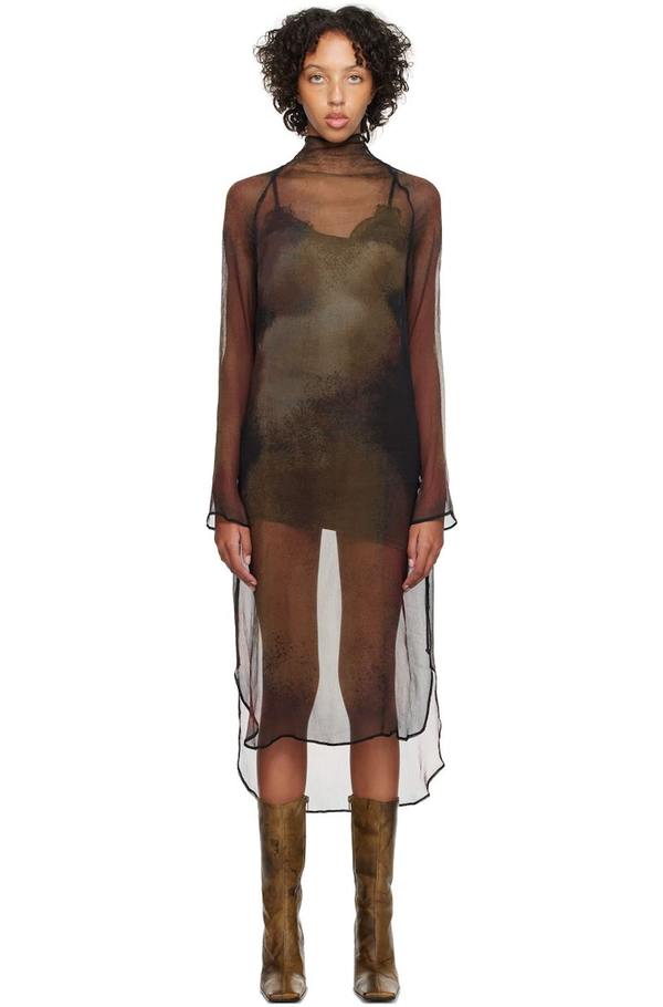 Miista Brown Caetana Dress | Garmentory Miista Brown Caetana Dress | Garmentory