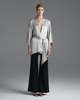 VOZ Silk Kimono - Black/Silver - Thumbnail 6