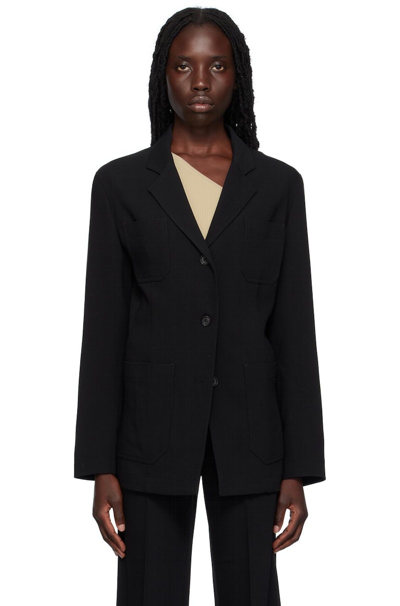 TOTEME Black Slim Blazer | Garmentory