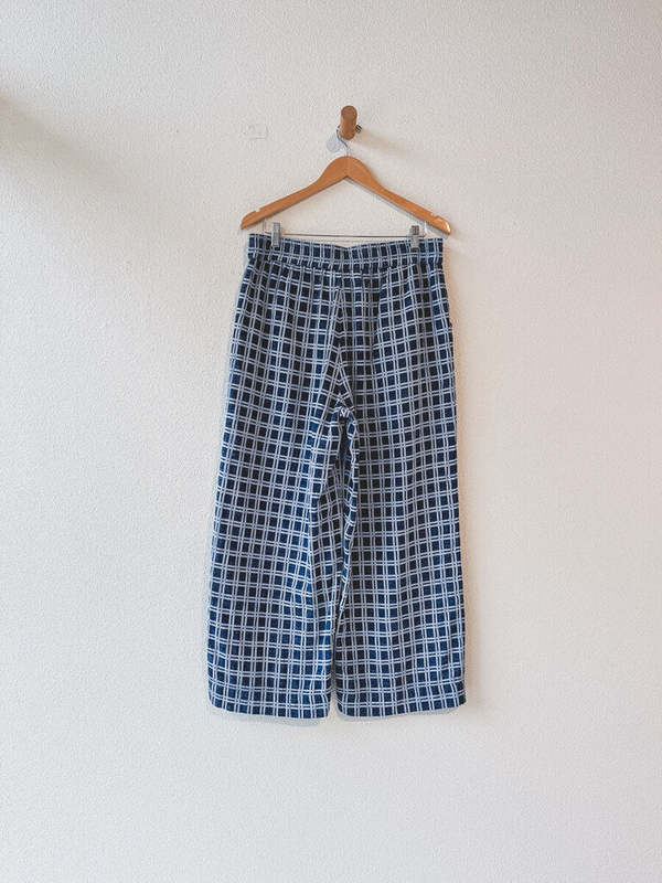 Ace & Jig Check Pants - Blue Check