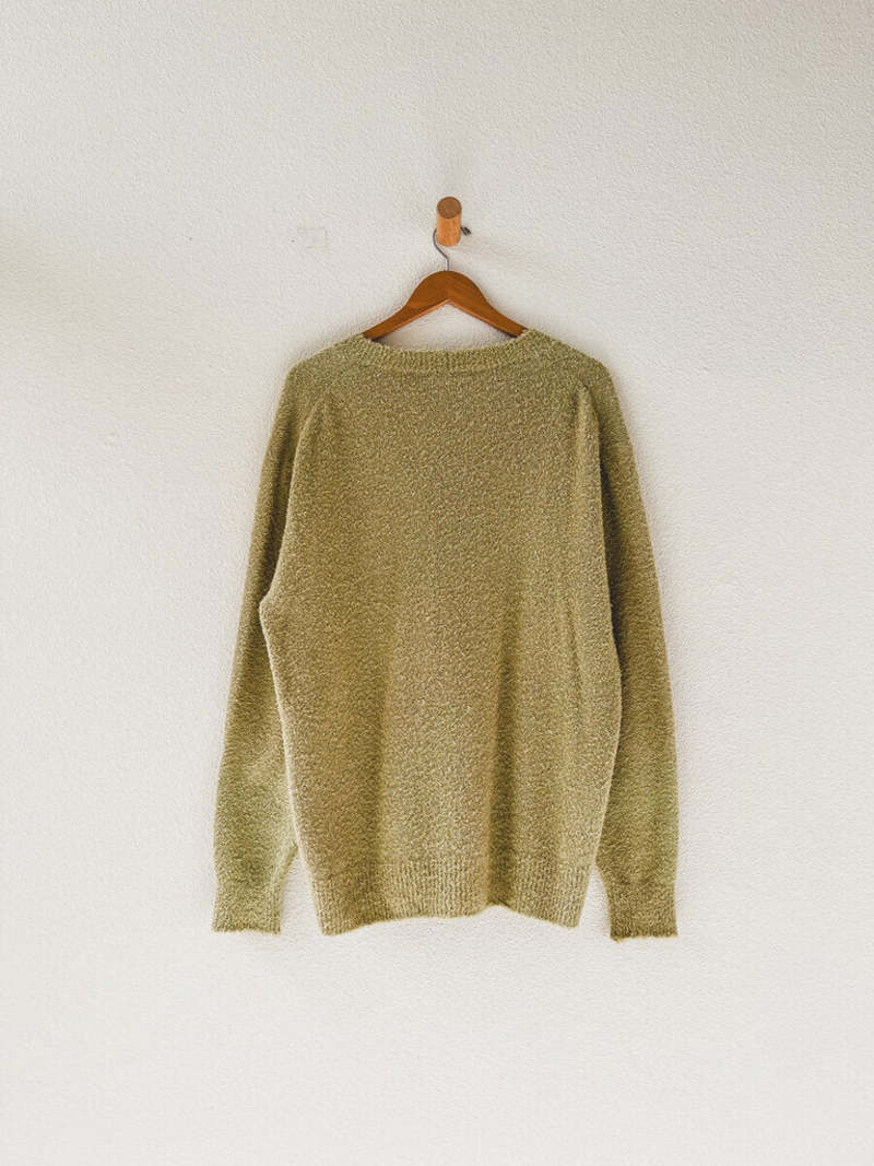 トップス AURALEE SHAGGY KNIT CARDIGAN Auralee Cotton Linen Cut Shaggy Knit Cardigan | Garmentory