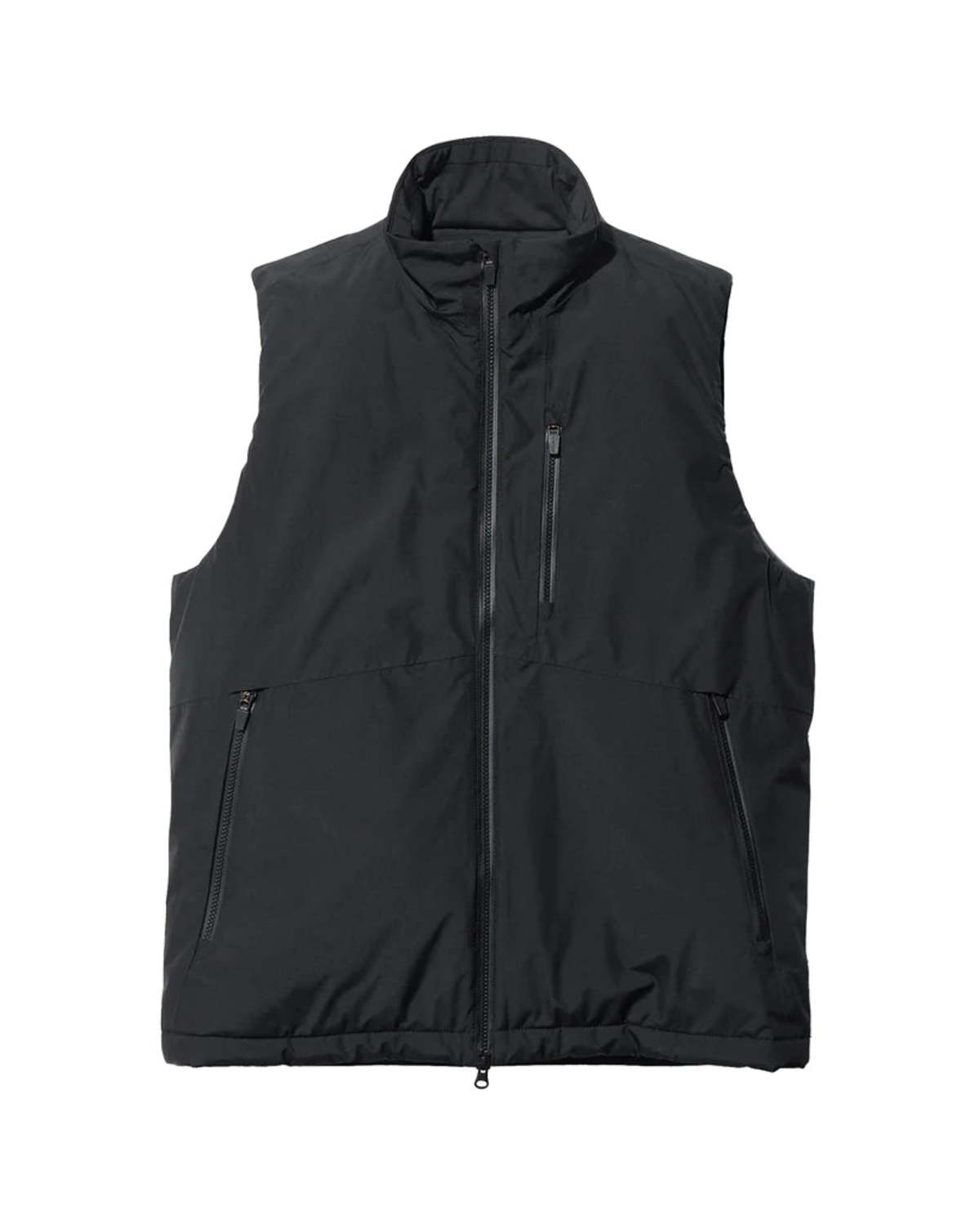 Snow Peak Gore Windstopper Warm Vest - Black | Garmentory