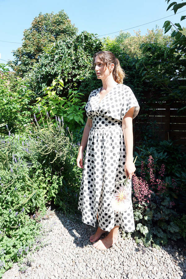URSA ECRU MINI DRESS