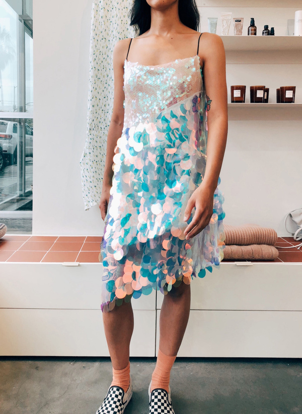 sandy liang sequin dress Sandy Liang Minskin Dress on Garmentory