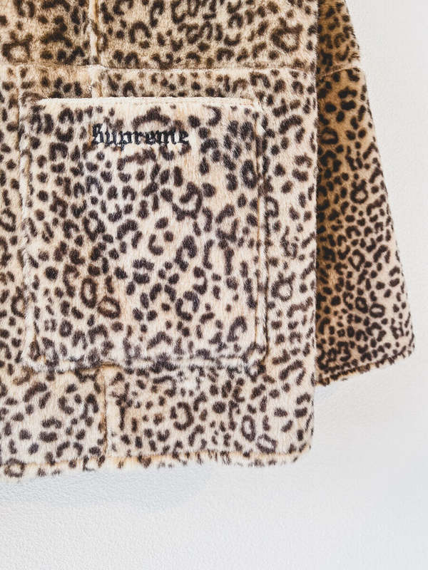 Supreme Faux Suede Jacket - Leopard | Garmentory