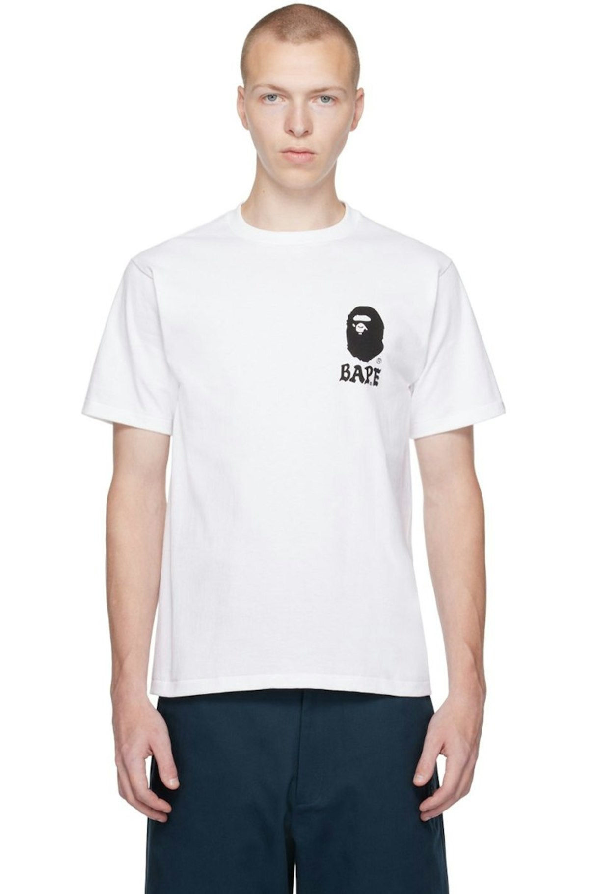 BAPE Japan Culture Lettered T-Shirt - White | Garmentory