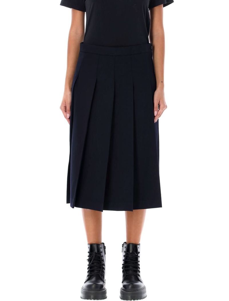 COMME DES GARONS Pleated midi skirt | Garmentory
