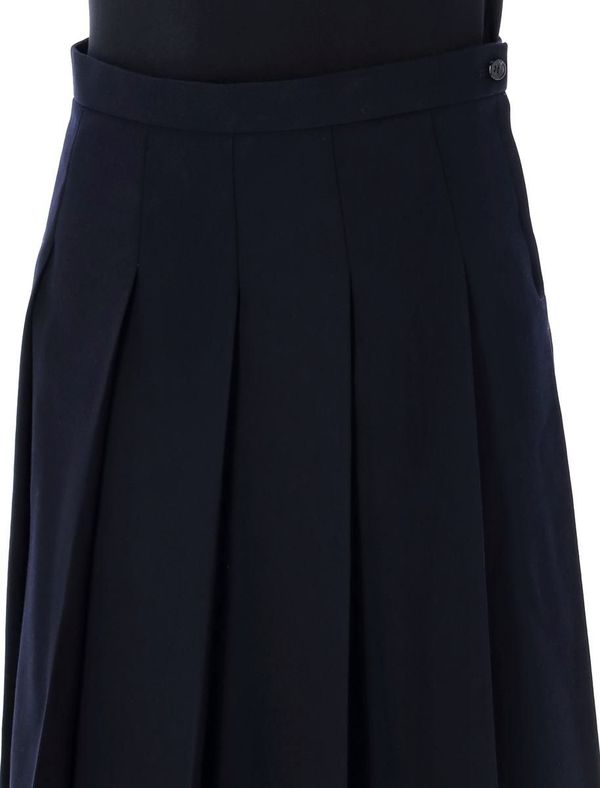 COMME DES GARONS Pleated midi skirt | Garmentory