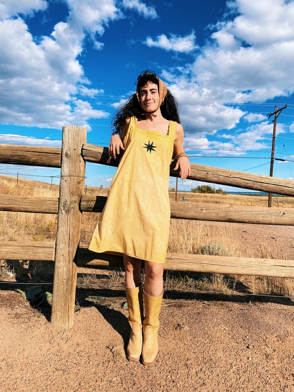 Edwardian Mini Dress - Fields Of Gold | Garmentory