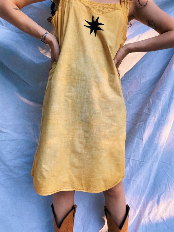 Edwardian Mini Dress - Fields Of Gold | Garmentory