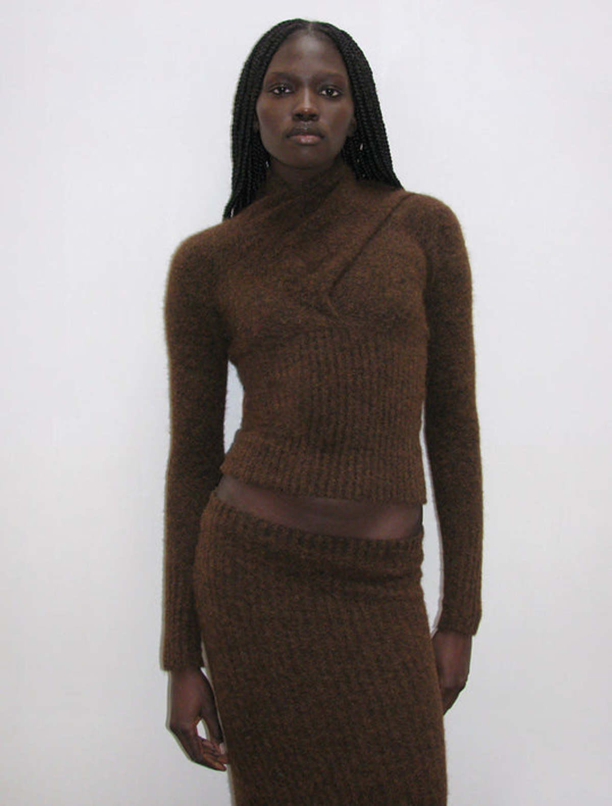 Paloma Wool Fico Knit Boucl Top - Brown | Garmentory