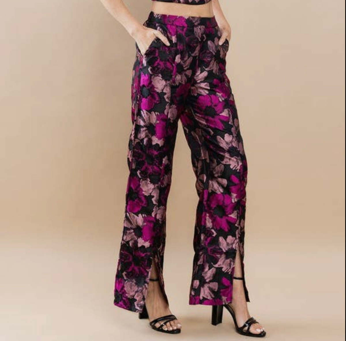 【fa.er.ie】 [fa.er.ie] flower jacquard skirt pants (cream) 2차☆[fa.er.ie] flower jacquard skirt pants (cream)
