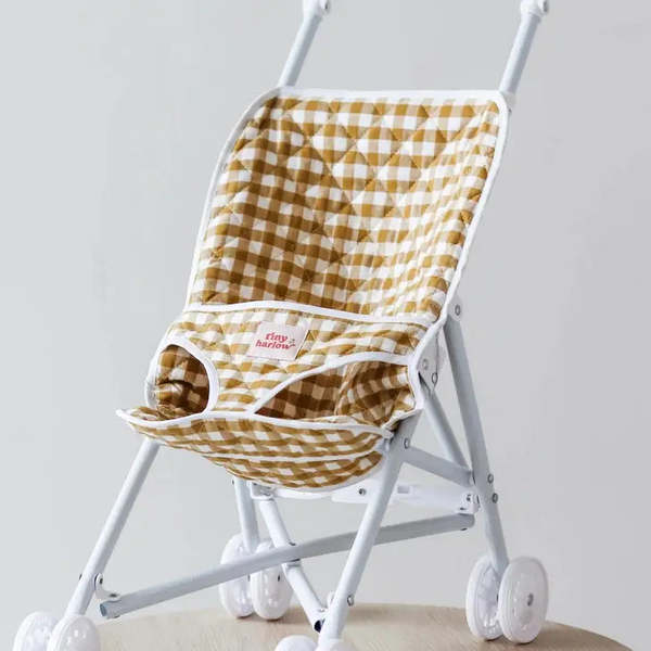 Kids Tiny Harlow Doll Stroller Mustad Gingham Garmentory