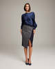 VOZ Arrow Wrap Pencil Skirt - Thumbnail 2
