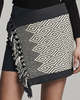 VOZ Diamante Mini Wrap Skirt - Thumbnail 4