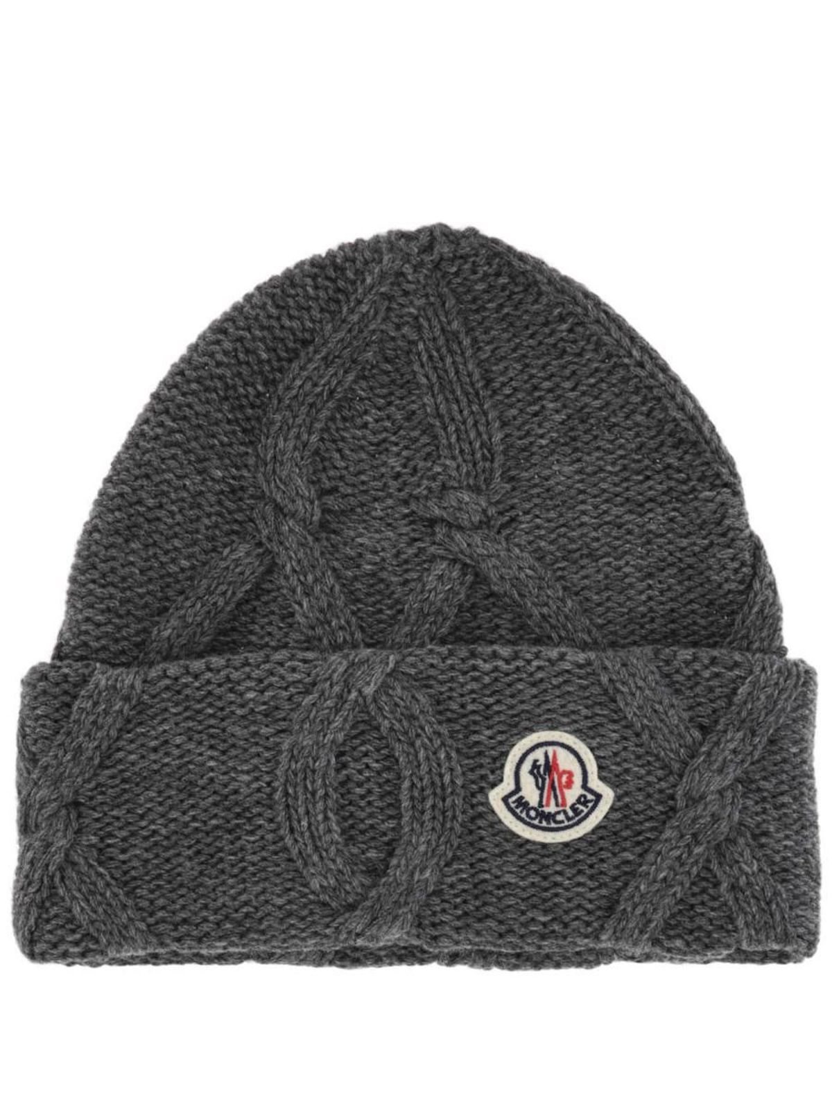 Moncler Hats - Grey | Garmentory