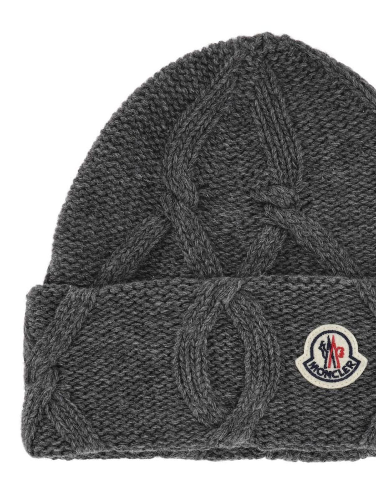 Moncler Hats - Grey | Garmentory